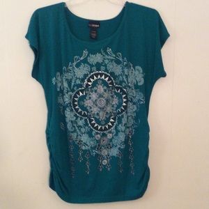 🌺SOLD🌺Lane Bryant | Green Graphic Tee-Shirt